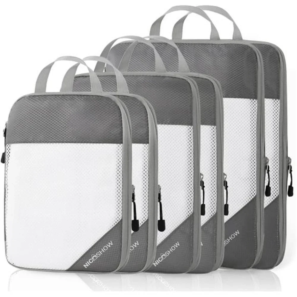 Compression Packing Cubes for Travel,Packing Cubes Compression Travel Essentials - Picture 1 of 7
